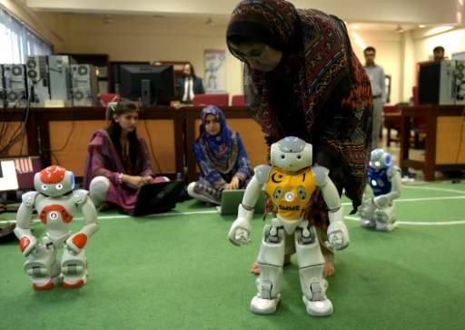 robots in pakistan Nust