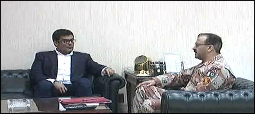 salman Iqbal meets DG Rangers