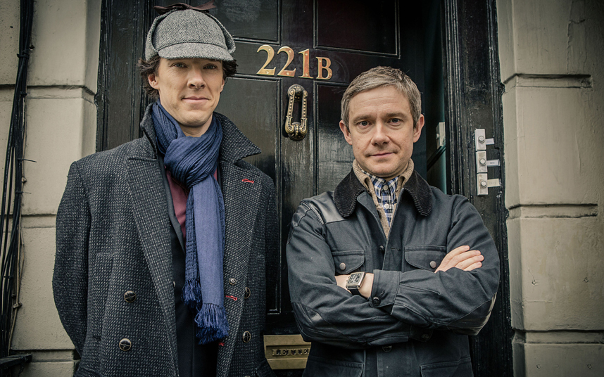 Sherlock...Programme Name: Sherlock - TX: 01/01/2014 - Episode: n/a (No. n/a) - Embargoed for publication until: 07/12/2013 - Picture Shows: +++PUBLICATION OF THIS IMAGE IS STRICTLY EMBARGOED UNTIL 00.01 HOURS SATURDAY DECEMBER 7TH, 2013+++ - (C) Hartswood Films - Photographer: Robert Viglasky