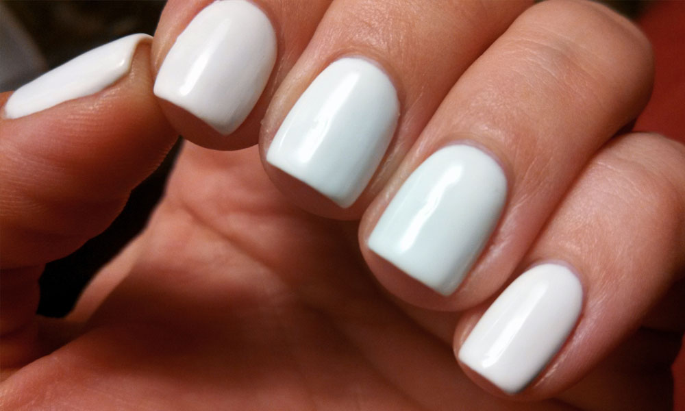 white nails