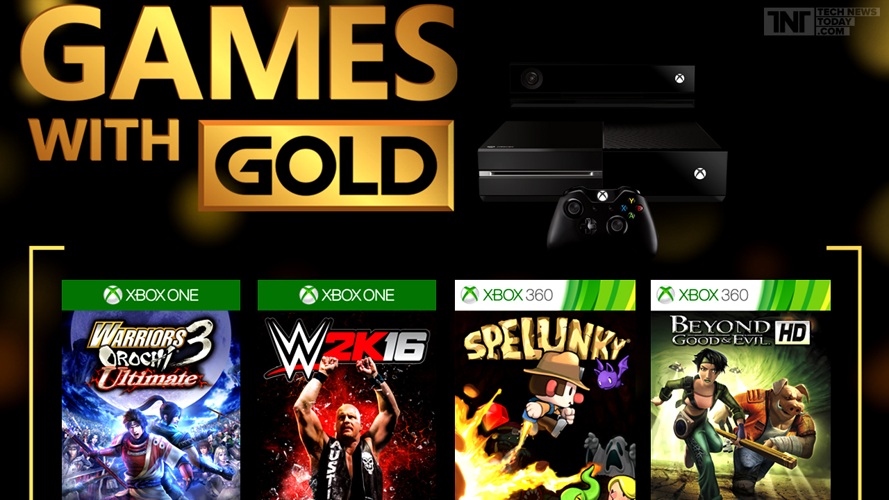 Verlating tand klink Xbox Games Lineup (Free) with Gold for August 2016 Released - Brandsynario