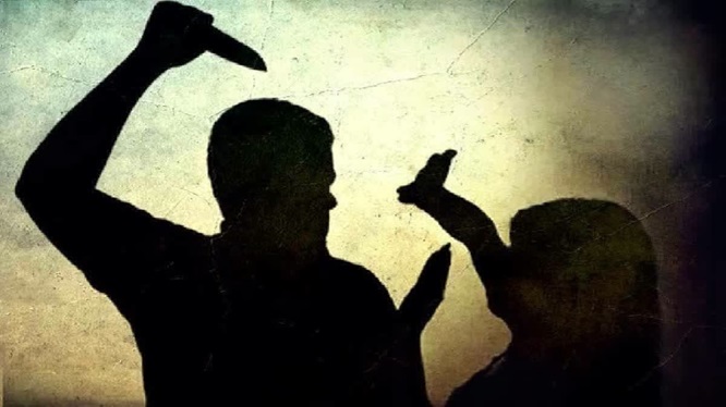 Son attacks mother with knives, plea filed in open court