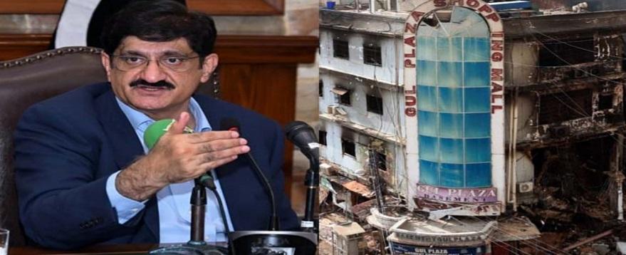 CM announces to build shops for victims within 2 months Sindh Chief Minister Murad Ali Shah announced that shops would be built and