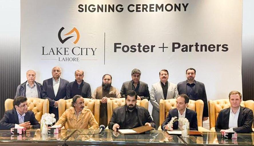 Lake City and Foster + Partners have signed an agreement to build “One CBD Lake City Tower” in Lahore, which will be the tallest