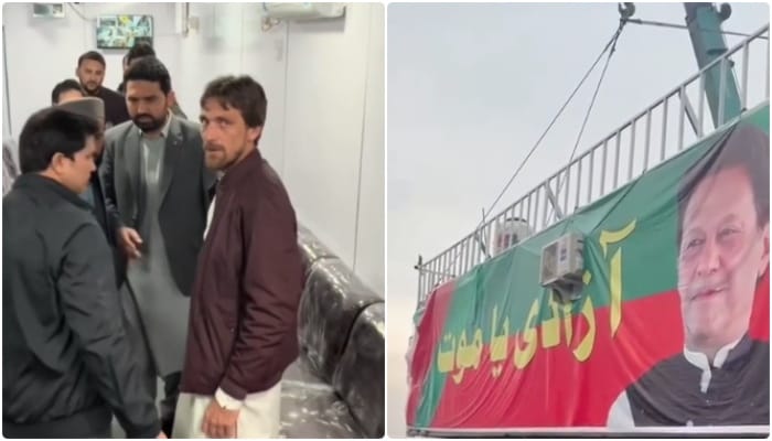PTI has started preparations for a major protest, a special container has also been prepared for Sohail Afridi.