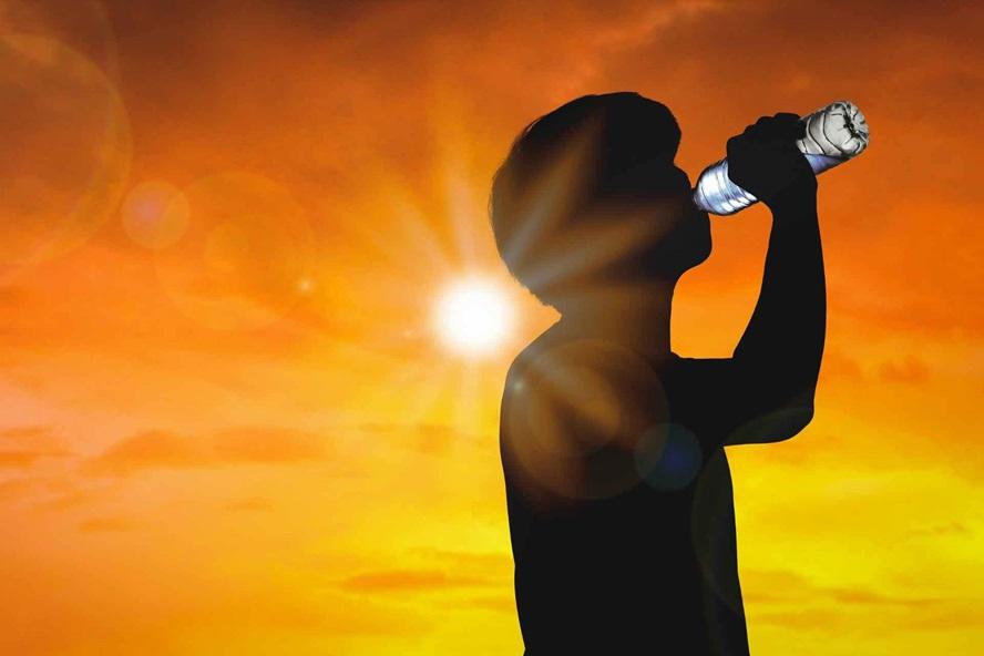 The sun and human temperature