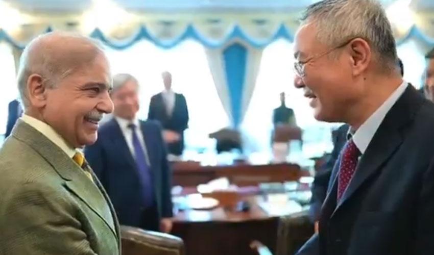 High-level Chinese delegation meets Prime Minister Shehbaz Sharif