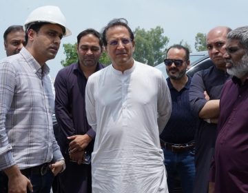 CBD Punjab CEO Imran Amin visits the Authority's projects; commends excellent engineering performance during the monsoon season.