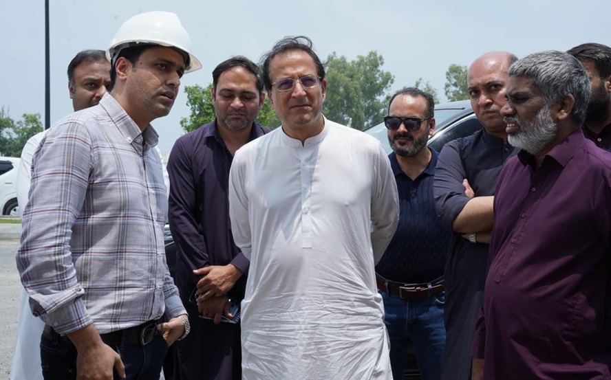 CBD Punjab CEO Imran Amin visits the Authority's projects; commends excellent engineering performance during the monsoon season.
