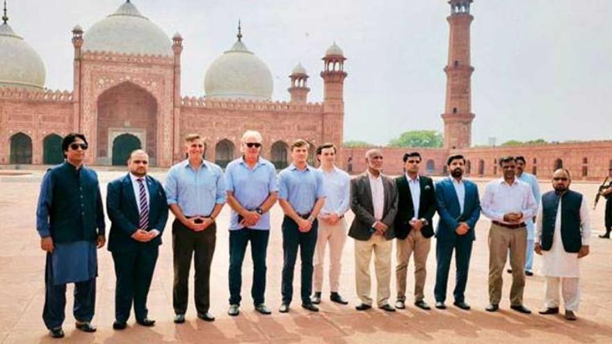 The US delegation undertook a detailed tour of Lahore's historical sites.