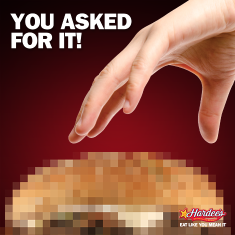 Hardees Latest Ad