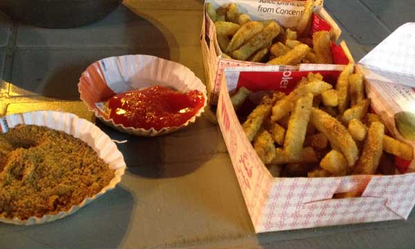 french fries with masala