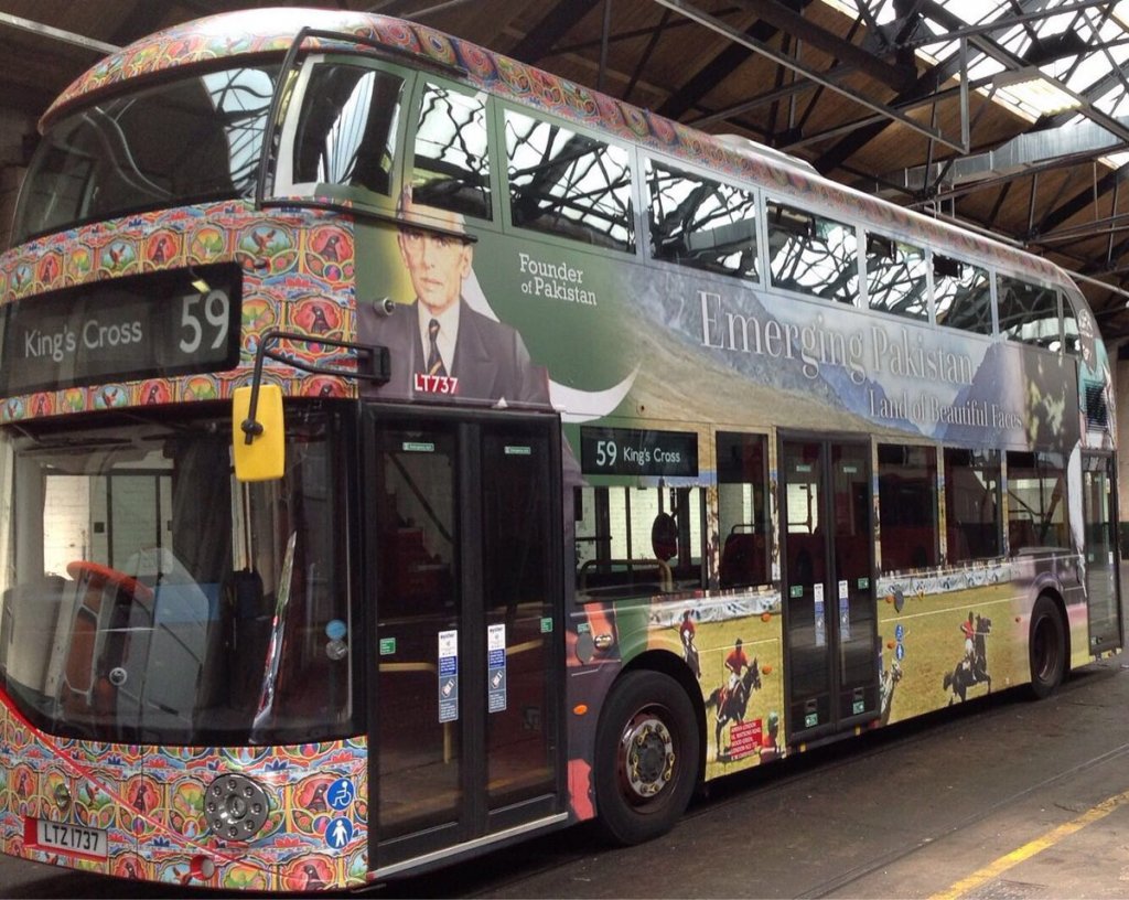 London's Red Double-Deckers Gets a 'Pakistani' Makeover 