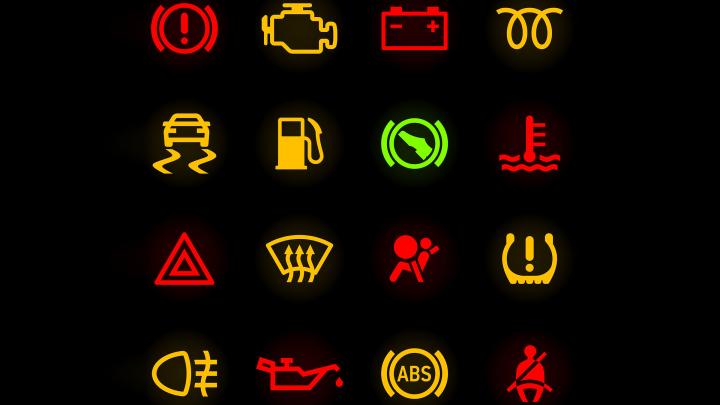 car dashboard symbols