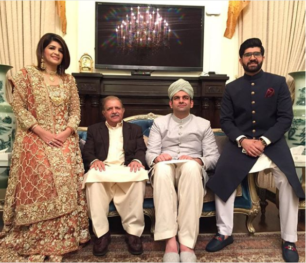 Shahid Khaqan Abbasi Son Abdullah Khaqan Wedding Reception