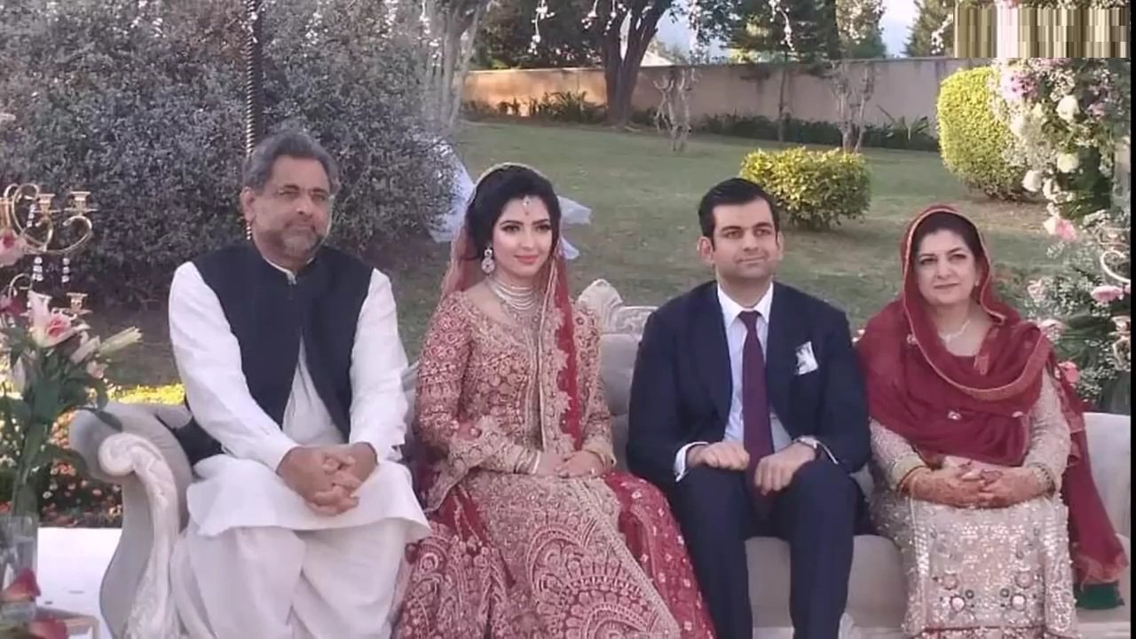 Shahid Khaqan Abbasi Son Abdullah Khaqan Wedding Reception