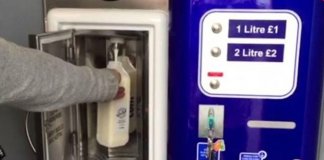 Milk vending machine