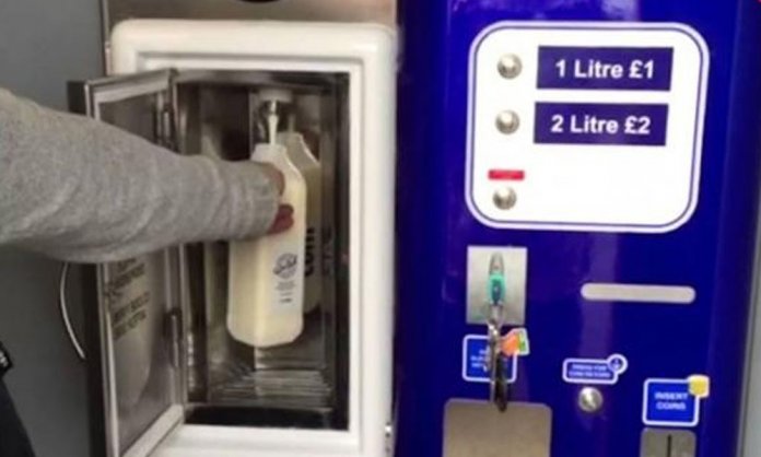 Milk vending machine