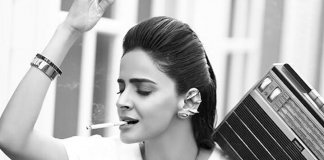 saba qamar smoking