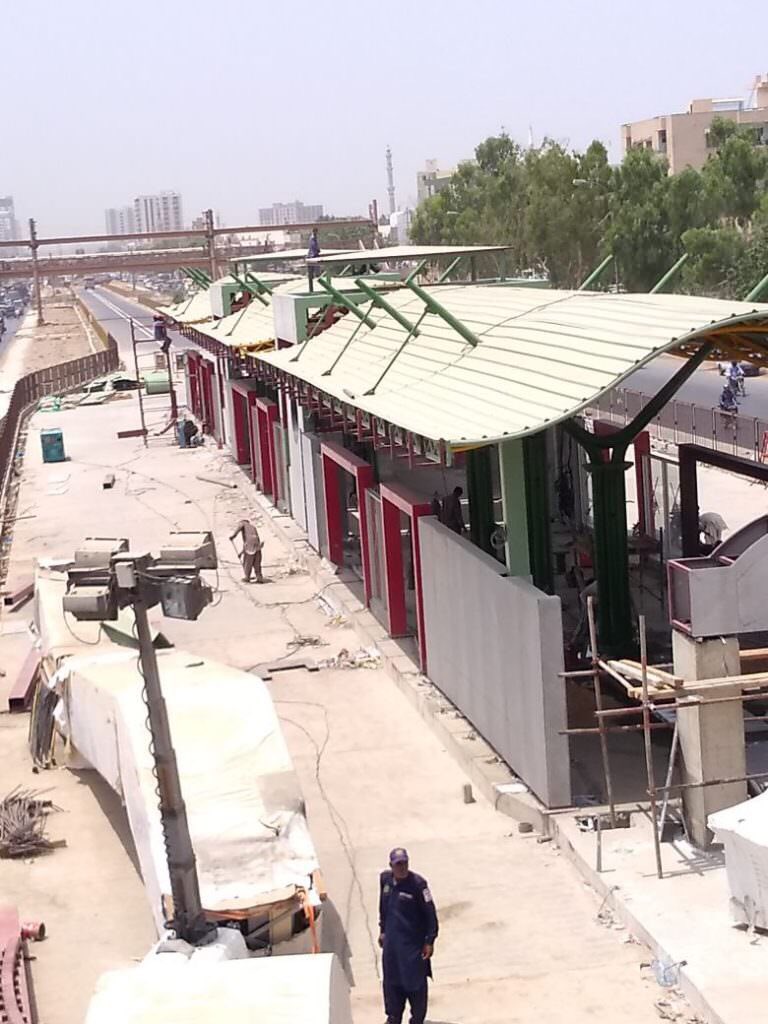 Green Line Metro Bus Karachi 