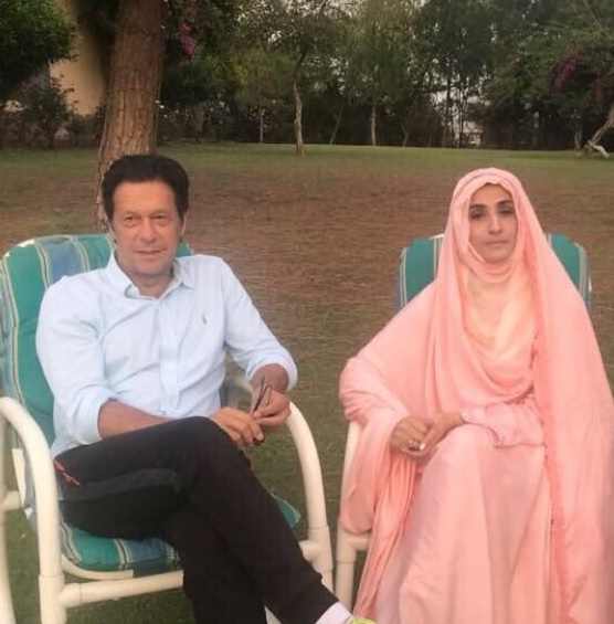 imran khan with bushra bibi