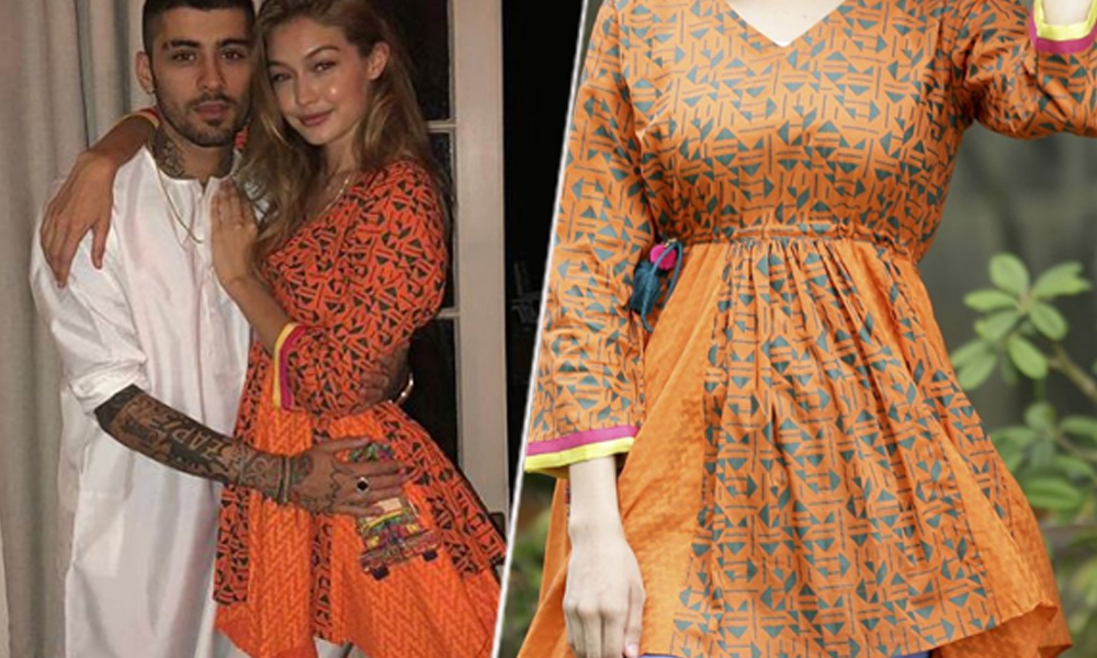 gigi hadid eid kurti