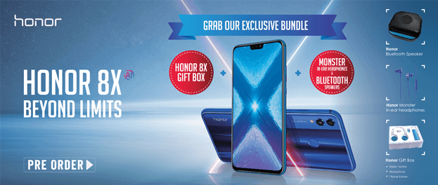 Honor 8X Gift bundle