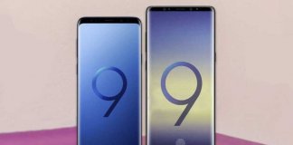 Samsung Galaxy Note 9 and S9