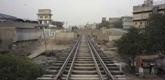 Karachi anti encroachment drive railway