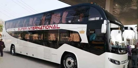 daewoo super international bus