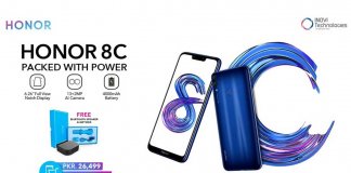 Honor 8C Pre Booking Pakistan