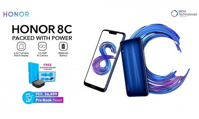 Honor 8C Pre Booking Pakistan