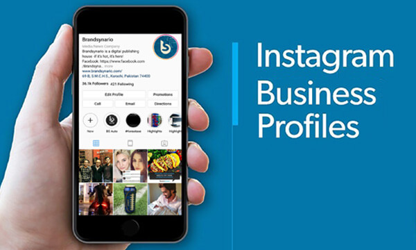 Insta business profile