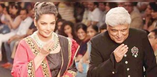 Shabana Azmi and Javed Akhtar in Karachi