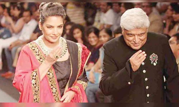 Shabana Azmi and Javed Akhtar in Karachi