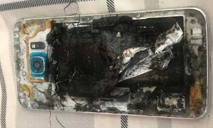 Samsung Galaxy S6 Explodes