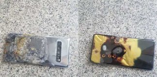 samsung galaxy s10 5g fire
