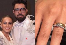 Iqra Aziz's Engagement Ring