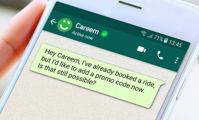 careem via whatsapp