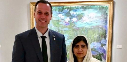 malala with quebec minister