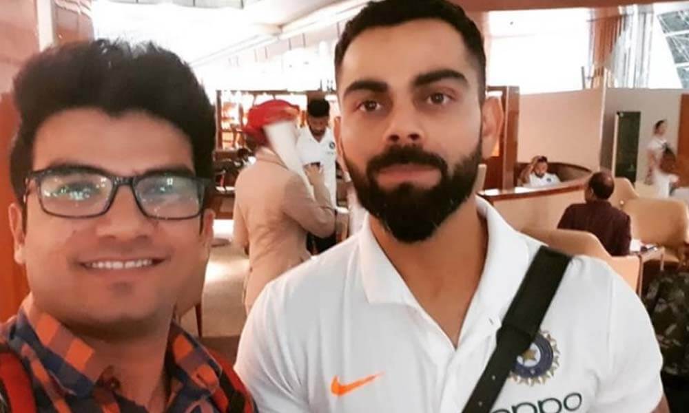 pakistani fan meets virat kohli