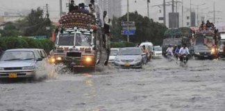 rain in karachi