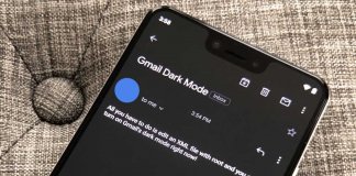 gmail dark mode