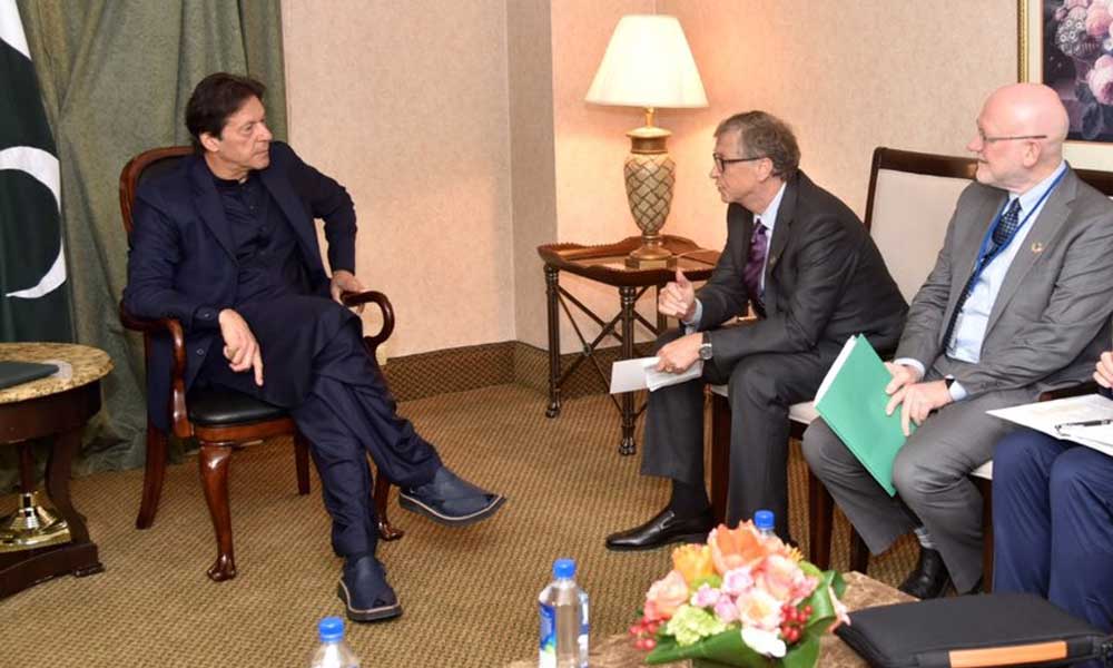 imran khan meets bill gates