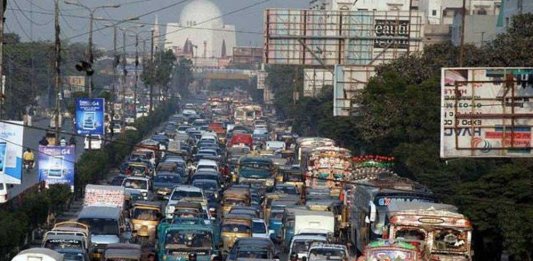 karachi traffic jam