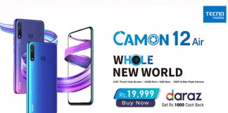 camon 12 air