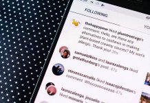 instagram activity log