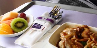 plastic cutlery on airlines