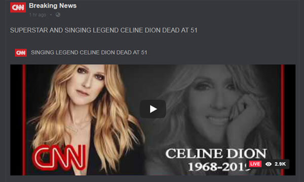 Celine Dion Death