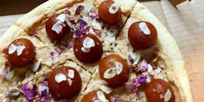 Gulab-Jaman-Pizza